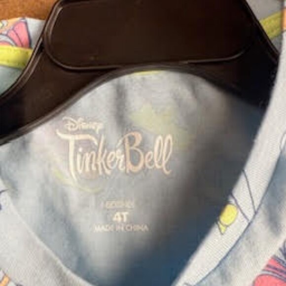 Disney Toddler Dress, Tinker Bell Girls Dress, 4T Princess Dress, Blue Butterfly - Picture 6 of 8